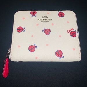 Nwt! Coach wallet! Lady bug edition.